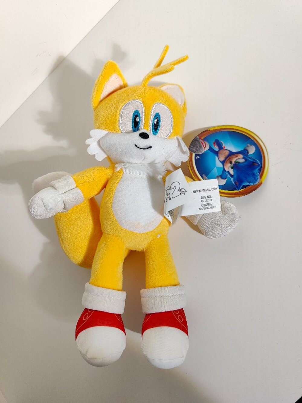 Jakks Sonic the Hedgehog 2 Tails 9" Movie Plush Stuffed Toy NWT